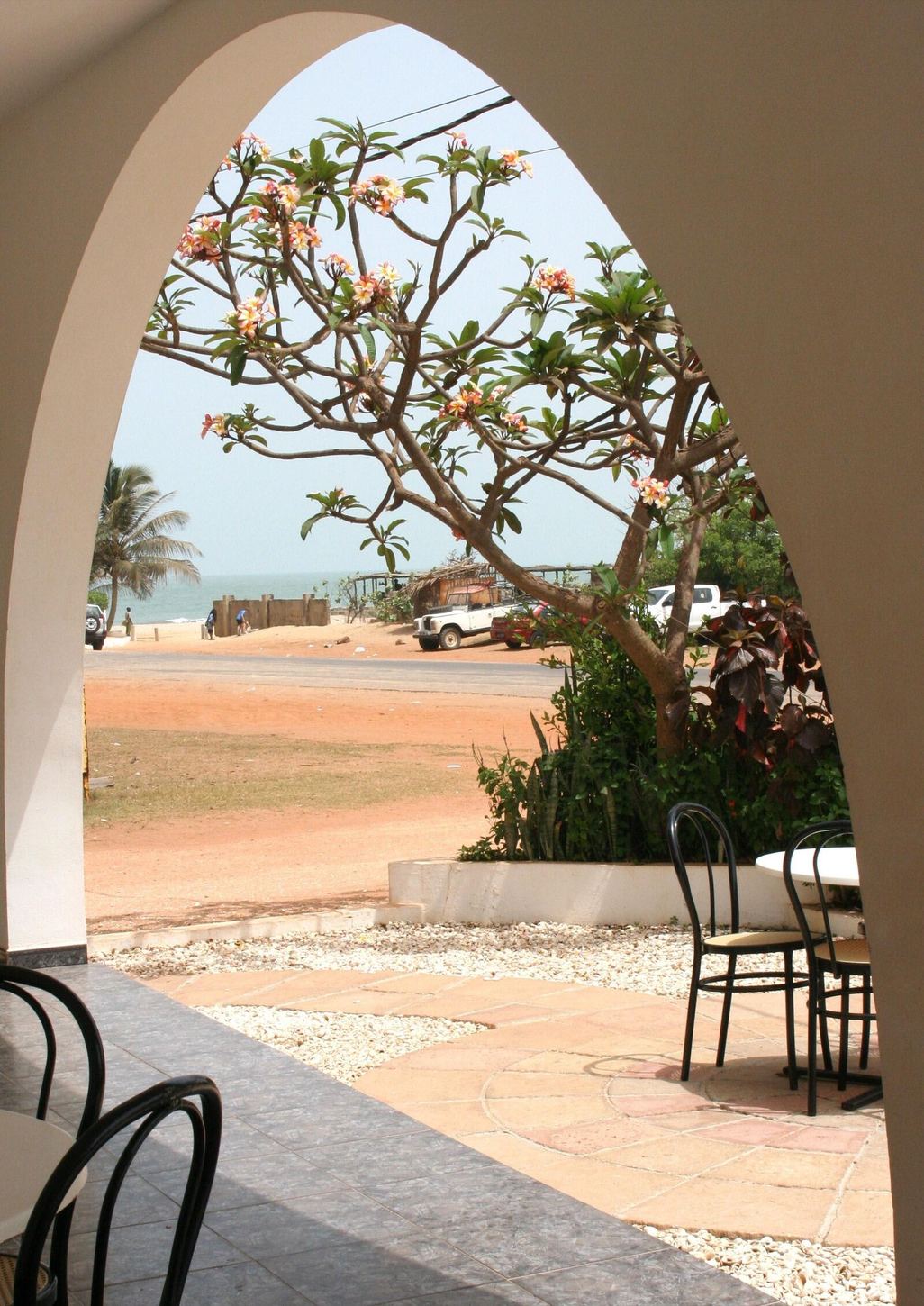 View from Luigi's restaurant overlooking the pool area